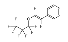 [1,2-difluoro-2-(1,1,2,2,3,3,3-heptafluoropropoxy)ethenyl]benzene结构式