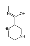 N-甲基-2-哌嗪羧酰胺结构式