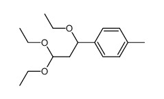 1-methyl-4-(1,3,3-triethoxypropyl)benzene Structure