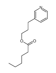 3-pyridin-3-ylpropyl hexanoate Structure