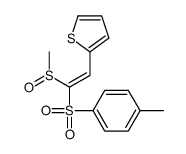 2-[2-(4-methylphenyl)sulfonyl-2-methylsulfinylethenyl]thiophene Structure