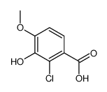 2-chloro-3-hydroxy-4-methoxybenzoic acid结构式