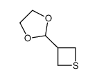 2-(thietan-3-yl)-1,3-dioxolane结构式