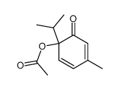 2-Acetoxy-5-methyl-2-isopropyl-cyclohexa-3,5-dien-1-on Structure