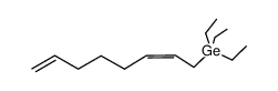 (Z)-triethyl(octa-2,7-dien-1-yl)germane Structure