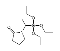 1-(1-triethoxysilylethyl)pyrrolidin-2-one结构式