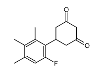 5-(6-fluoro-2,3,4-trimethylphenyl)cyclohexane-1,3-dione结构式