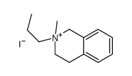 2-methyl-2-propyl-3,4-dihydro-1H-isoquinolin-2-ium,iodide Structure