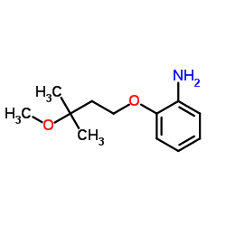 2-(3-Methoxy-3-methylbutoxy)aniline结构式