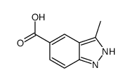 3-甲基-1H-吲唑-5-羧酸结构式