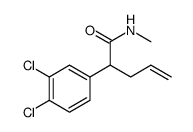 Benzeneacetamide, 3,4-dichloro-N-methyl-α-2-propen-1-yl结构式