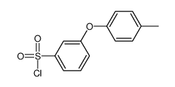 3-(4-Methylphenoxy)benzenesulphonyl chloride结构式