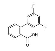 2-BIPHENYL-3',5'-DIFLUORO-CARBOXYLICACID structure
