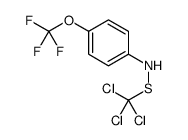 N-(trichloromethylsulfanyl)-4-(trifluoromethoxy)aniline Structure