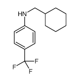 CYCLOHEXYLMETHYL-(4-TRIFLUOROMETHYL-PHENYL)-AMINE Structure