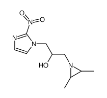1-(2,3-dimethylaziridin-1-yl)-3-(2-nitroimidazol-1-yl)propan-2-ol结构式