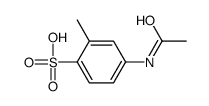 4-acetamido-2-methylbenzenesulfonic acid结构式