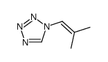 1-(2-methylprop-1-enyl)tetrazole Structure