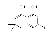 N-tert-butyl-2-hydroxy-4-iodobenzamide结构式