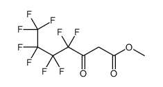 methyl 4,4,5,5,6,6,7,7,7-nonafluoro-3-oxoheptanoate结构式