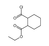 ethyl 2-carbonochloridoylcyclohexane-1-carboxylate结构式