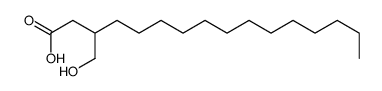 3-(hydroxymethyl)hexadecanoic acid Structure