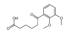 6-(2,3-Dimethoxyphenyl)-6-oxohexanoic acid Structure