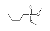 1-[methoxy(methylsulfanyl)phosphoryl]butane Structure