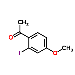 1-(2-Iodo-4-methoxyphenyl)ethanone Structure
