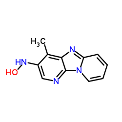 N-Hydroxy-4-methyldipyrido(1,2-a:3',2'-d)imidazol-3-amine结构式