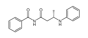 Benzamide, N-[(3S)-1-oxo-3-(phenylamino)butyl]结构式