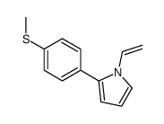 1-ethenyl-2-(4-methylsulfanylphenyl)pyrrole结构式