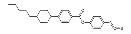 4-Isothiocyanatophenyl-4-(trans-4-pentylcyclohexyl)benzoate Structure