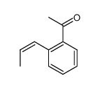Ethanone, 1-[2-(1-propenyl)phenyl]-, (Z)- (9CI) structure