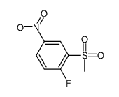 1-fluoro-2-methylsulfonyl-4-nitrobenzene structure