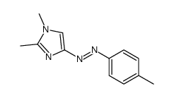 (1,2-dimethylimidazol-4-yl)-(4-methylphenyl)diazene Structure