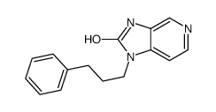 1-(3-phenylpropyl)-3H-imidazo[4,5-c]pyridin-2-one结构式