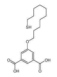 5-(10-sulfanyldecoxy)benzene-1,3-dicarboxylic acid Structure