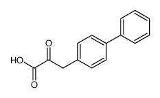 1,1'-BIPHENYL]-4-PROPANOIC ACID, .ALPHA.-OXO- structure