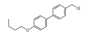 1-butoxy-4-[4-(chloromethyl)phenyl]benzene Structure