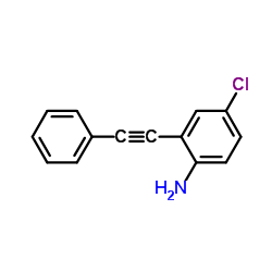 4-Chloro-2-(phenylethynyl)aniline structure