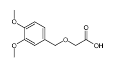 (3,4-dimethoxybenzyloxy) acetic acid结构式