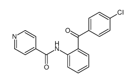 N-[2-(4-chlorobenzoyl)phenyl]pyridine-4-carboxamide Structure