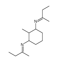 N,N'-bis(1-methylpropylidene)-2-methylcyclohexane-1,3-diamine Structure