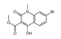 methyl 7-bromo-4-hydroxy-1-methyl-2-oxoquinoline-3-carboxylate Structure