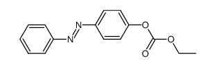 carbonic acid ethyl ester-(4-phenylazo-phenyl ester) Structure