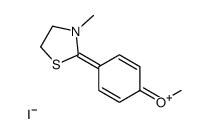 2-(4-methoxyphenyl)-3-methyl-4,5-dihydro-1,3-thiazol-3-ium,iodide结构式