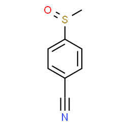 4-(Methylsulfinyl)benzonitrile structure