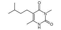 5-isopentyl-3,6-dimethyl-1H-pyrimidine-2,4-dione结构式