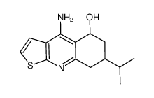 4-amino-5,6,7,8-tetrahydro-7-isopropylthieno[2,3-b]quinolin-5-ol Structure